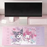 Cute Kawaii Mouse Pad XXLarge Size, Japanese Anime Mouse Pad, Kawaii Desk Mat, Kawaii Computer Accessories, Rubber Waterproof Mousepad for Girls