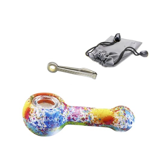 Colorful Pipe -Pocket Size with Sealing Cap Smoking Pipe Easy to Clean-(1Pack)