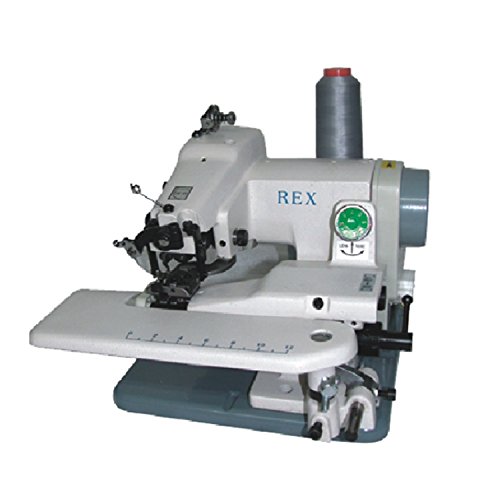 REX RX-518 All Metal Construction Portable Professional Grade Desktop Blindstitch, Cuffs, Failling Slack Bottoms, Hemming Dresses, Skirt and Coat Bottoms, Draperies, Negligees, Undergarments, Lapel Padding, Blouses Sleeves Machine, Gray