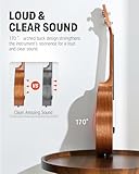 Donner Concert Ukulele Beginner Mahogany 23 Inch Ukelele Kit with Free Online Lesson Gig Bag Strap Nylon String Tuner Picks Cloth DUC-1 Gift Choice