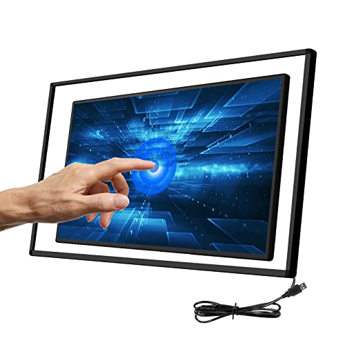 SpecialTouch 65 Inch Infrared Touch Screen Frame 20 Points Interactive Ir Touch Screen Panel Overlay Suitable for Touch LCD Monitor TV Frame, Touch Digital Signage, Touch Whiteboard