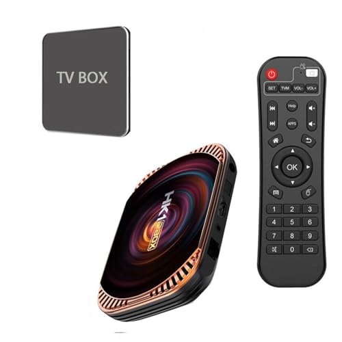 Amlogic S905X4 TV Box Android 11.0 TV Box HK1 Box X4 4GB RAM 64GB ROM Dual-WiFi 2.4GHz/5GHz BT Quad Core 64 Bits 3D/8K 1000M Smart Box
