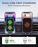 120W Car Charger USB C Adapter, and Dual Coil Wireless Car Charger Phone Mount