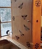 Little Larue Apiary llc Observation Bee Hive Holds 12 Medium Frames with Double-side Plexi glass doors Fully Assembled FRAMES NOT INCLUDED