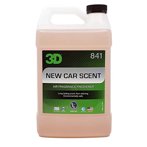 3D Water Based Odor Eliminator | Made in USA | All Natural | No Harmful Chemicals |Air Freshener (New Car Scent)