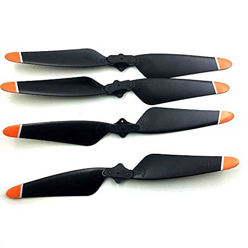 Generic Propellers Spare Parts Set Accs CW CCW GPS 5G WiFi FPV with 6K ESC HD Camera 2-Axis Gimbal RC Pro Drone/Fit for JJRC X17 Pro Drone (Color : Orange)
