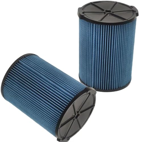 2 Pack VF5000 Replacement Filter for Ridgid Shop Vac Filte, for 5-20 Gallons and Larger Vacuum ridgid shop vac filter,Wet Dry Vacuum filter for Ridgid shop vac filters