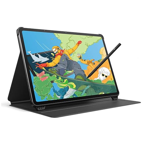 UGEE Pad 8GB+256GB Fun Drawing Pad,14.25''Standalone Drawing Tablet with No Computer Needed,2.4K Ultra HD Large Screen with Full-Laminated Screen,Android 14 ipad Drawing Stand for 10000mAh+27W Battery