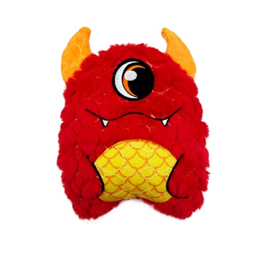 Bite Force Dog Toy - Durable & Strong Red Monster Dog Toy, Kevlar-Reinforced for Aggressive chewers