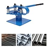 Pipe Tube Bender,Manual Tube Bender W/7 Dies Tubing,1"-3" Heavy Duty Tube Bender Tubing of Steel Metal Copper, for Repair Shops