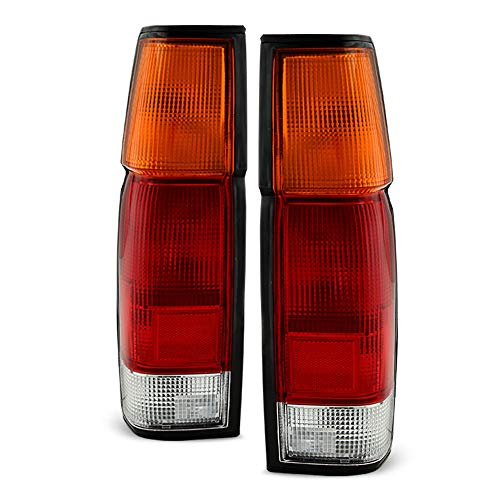 ACANII-1997 Nissan D21 Hardbody Pickup Tail Lights Lamps w/ Bulbs+Wiring Left+Right