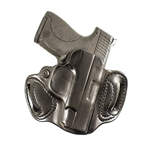 DeSantis Mini Slide Leather Belt Holsters, S&W M&P 9/40 and M2.0 Shield 9/40, Right Hand