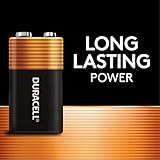 Duracell Coppertop 9V Battery, 6 Count Pack, 9 Volt Battery with Long-lasting Power, All-Purpose Alkaline 9V Battery for Household and Office Devices