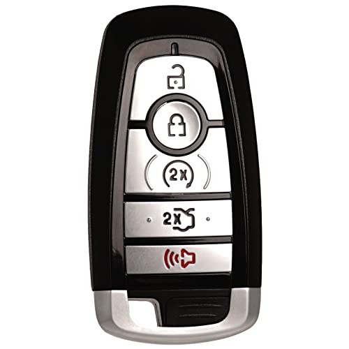 MechanMagic Key Fob Replacement Compatible for Ford 2017-2022 Mustang 2018-2022 Fusion Push Start 5 Button Keyless Entry Remote Start Control 164-R8149 M3N-A2C93142600