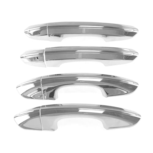 Trim Illusion Snap On Chrome Car Door Handle Cover Trim Compatible with Ford Fusion 2013-2020, Compatible with Ford Edge 2015-2024, DH254