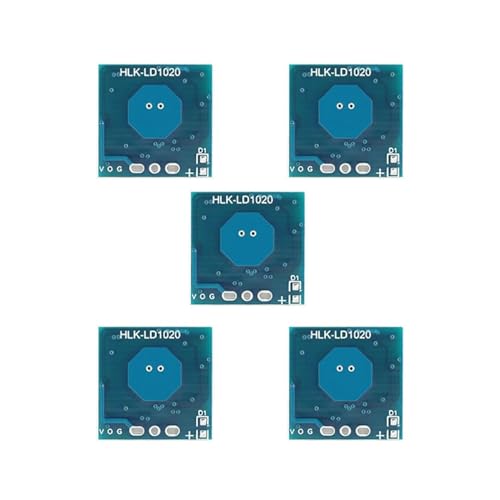 EC Buying 5PCS LD1020 Microwave Radar Sensor Module 10GHz Radar Induction Micro Motion Intelligent Perception Sensor 3.3V 8M