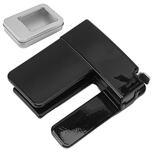 Fdit Belt Clip Buckle, Multi Function, Non slip, Stylish Design for Pants Waist Shrink (Black)