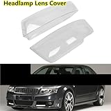 Headlight Lens Cover Compatible For Audi A4 B6 2002 2003 2004 2005 Front Headlamps Glass Headlights Shell Cover Replacement 8E0941030AD