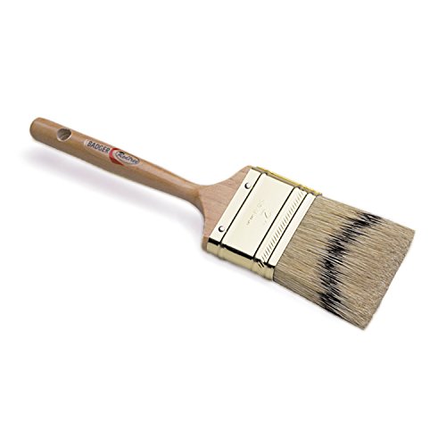 REDTREE 10021 Badger Fine Finish Natural Bristle Paint Brush - 1-1/2"