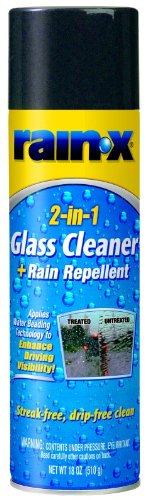 Rain-X 6 Pack 5080233 2-in-1 Foaming Glass Cleaner with Rain Repellent - 18 oz