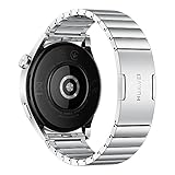 HUAWEI Watch GT 3 (46mm) GPS + Bluetooth Smartwatch (Elite Steel) - International Version, (OB02819)