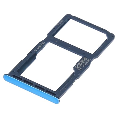 SIM Card Tray + SIM Card Tray/Micro SD Card for Huawei P30 Lite - Blue