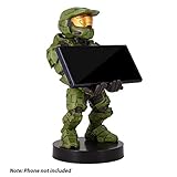 Exquisite Gaming: Halo: Master Chief - Mobile Phone & Gaming Controller Holder, Device Stand, Cable Guys, Xbox Licensed Figure, Green