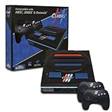 Old Skool Classiq 3 HD 720p 3 in 1 Video Game System, Black Compatible with SNES/NES Nintendo and Super Nintendo and Sega Genesis cartridges