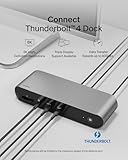 Belkin Thunderbolt 4 Docking Station with 90W Power Delivery for MacBook & Windows - 8K/Dual 4K Display, Thunderbolt 4 Cable, HDMI, Ethernet, SD & Audio Ports, Gray