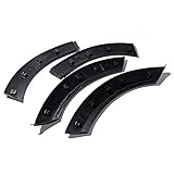 Left Right Front Wheel Arch Trim Fender Flares w Mounting Kit Compatible with 2002-2008 Mini Cooper R50 R53 S R52 S Convertible Driver Passenger Side