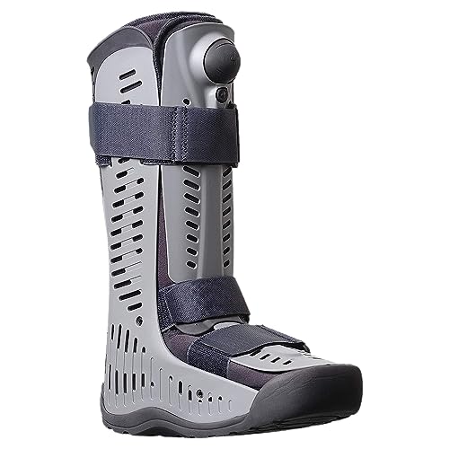 Ossur Rebound Air Walker Boot | Comfortable Walking Boot with Compression Straps & Air Pump Rocker Bottom | Walking Boot for Broken Foot, Walking Boot for Sprained Ankle (High Top, Medium)