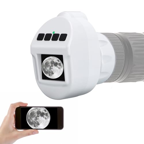 Electronic Eyepiece Camera - Fits 34-46mm Monoculars & Microscopes, WiFi Live Streaming, Infrared Night Vision, 1.6” Display, Photo/Video Recording, 6 Hours Battery, Free App for Real-Time Viewing
