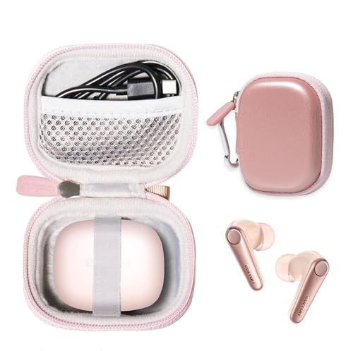 CaseSack Case for EarFun Air Pro 3 Noise Cancelling Wireless Earbuds (Pink)