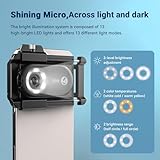 200X Phone Microscope with CPL Lens and LED/UV Light, Universal Clamp for iPhone/Android - 2024 Nano Zoom Portable Pocket Phone Microscope Lens Attachment