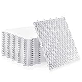 Fabbay Dryland Synthetic Ice Tiles for Hockey Floor Mat 12 x 12 Squares Hockey Training Equipment Board for Shooting Outdoor(White,8 Pack)