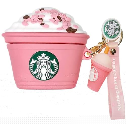 AirPod 4 Case,3D Cute Funny Cool Kawaii Fashion Ice Cream Cup for AirPods 4th Generation Case (2024) (Pink)