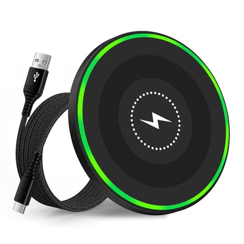 S24 Ultra Samsung Wireless Charger Fast Charging Pad Android Phone Cargador Inalámbrico for Samsung Galaxy S24 S23 FE S22 S21 S20 Z Fold Flip 5 4,Motorola Edge 2024 Razr 2023 Moto G Stylus 5G Power