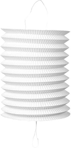 lampion 16 cm paper white