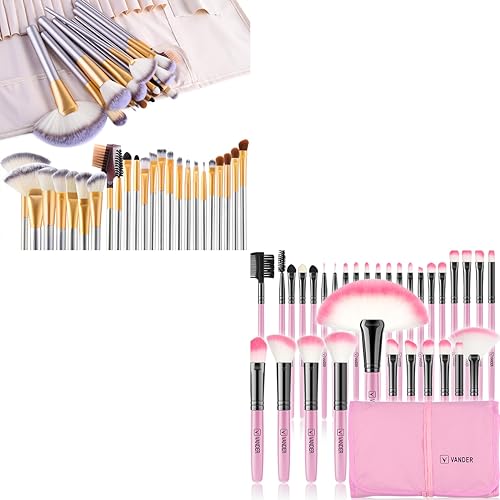 VANDER Save 20% on Makeup Brushes 24Pcs+32Pcs Makeup Kit,Foundation Brush Eyeshadow Brush Make up Brushes Set