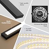 BesLowe 2-Pack 31.75inch Long Outdoor Wall Lights, Modern LED Exterior Lighting Fixtures Wall Mount, Waterproof Porch Lights Outdoor Wall Sconces, Black Outside Lights for House Front Door Garage