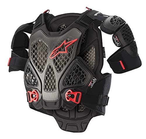 Alpinestars A-6 Chest Protector Black/Anthracite Md/Lg (6700022-1036-ML)