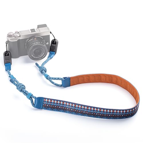 PGYTECH Camera Shoulder Strap Air Artistic Style for Mirrorless Camera Strap Quick Release 43.31''~55.12'' Adjustable Camera Neck Strap for Sony ZV-E10 for Canon G7 X, Bohemian Style