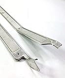 Live Fast Supply Company Pair (2) Truck Door Sill Plates Compatible with Ford Pickup Truck 1973-1979