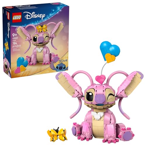 LEGO Disney Angel Lilo & Stitch Kids Toy - Room Decor and Building Set for Girls and Boys, Ages 9+ - Birthday Gift Idea for Young Fans Who Love Stitch Stuff and Learning Toys - 43257