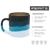 Silipint: Coffee Mug 16oz: 2 Pack - Moon Beam - Silicone Handled Unbreakable Cups, Hot/Cold Drinks, Dishwasher-Microwave-Freezer-Oven Safe