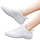 Men Walking Shoes, Mens Slip On Shoes Casual, Lace Up Breathable Mesh Training Shoes Comfortable Casual Non Slip Athletic Sports Sneakers Workout Runing Walking Breeze Shoes for Men White