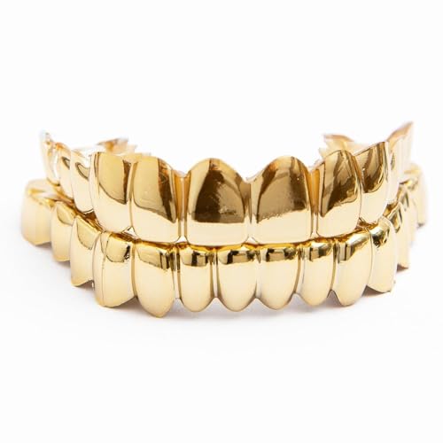sowsmile Silicone Gel Grillz Gold Grills for Your Teeth, Gold Teeth Tooth Grillz for Men and Women, Grillz Hip Hop, Jewelry Grills for Teeth (Silver)