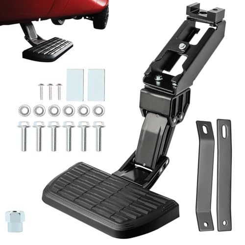 keriolee 75413-01A Truck Bed Side Step Retractable Step for 2017-2022 Ford F250 F350 Super Duty,Driver or Passenger Side Mounting Bedstep,Replace#75413-01A Bed Steps