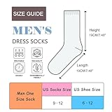 SIDIMELO Classic Cartoon Character Patterned Dress Socks,Crazy Funny Cotton Socks Novelty Gift for Adult Teen(5 pack)