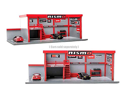 Garage Diorama with Decals for 1/64 Scale Models by American Diorama 76530